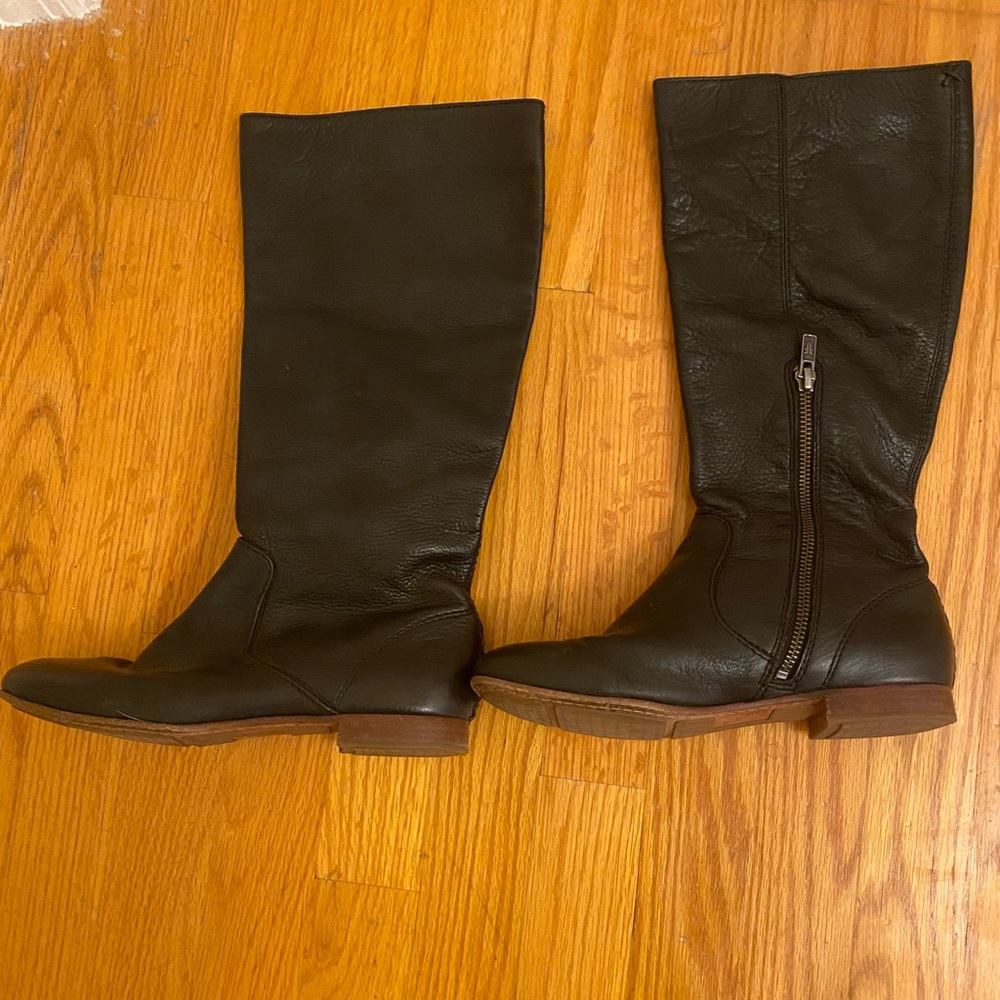 Frye Black Leather Boots Size 6